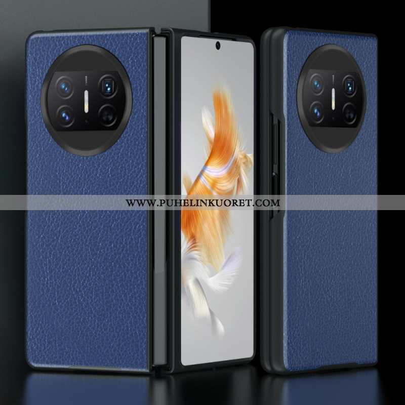 Kuori Huawei Mate X3 Litsikuvioinen Nahka