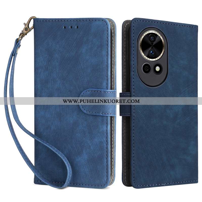 Kuoret Huawei Nova 13 Rfid-mokkanahkakuvioinen Lompakko