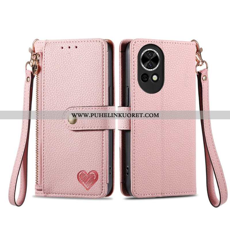 Kotelot Huawei Nova 13 Rfid-sydänlompakko