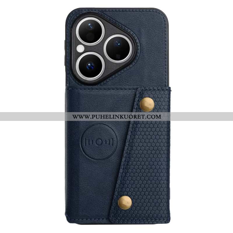 Kuori Huawei Pura 80 Nahkaefektikortti Teline