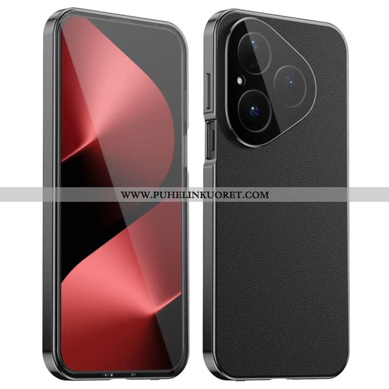 Case Huawei Pura 80 Puhelinkuoret Nahkakuviointi Ja Karkaistusta Lasista Valmistettu Näytönsuoja