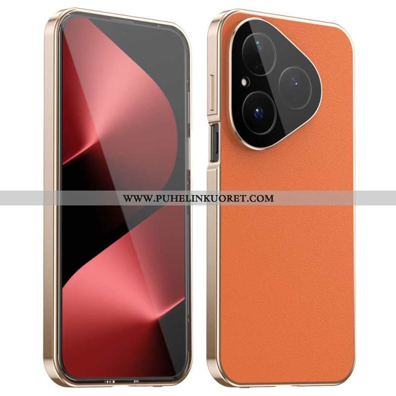 Case Huawei Pura 80 Puhelinkuoret Nahkakuviointi Ja Karkaistusta Lasista Valmistettu Näytönsuoja