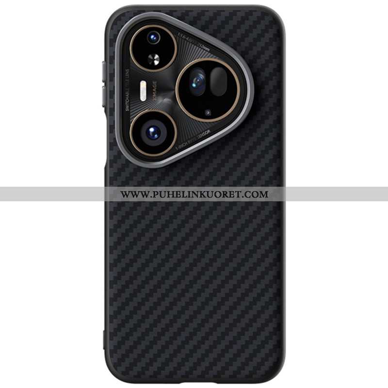 Kuori Huawei Pura 80 Ultra Magsafe Carbon Fiber Abeel Suojakuori