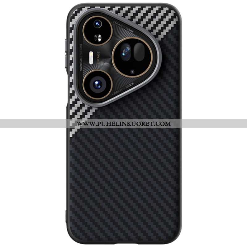 Kuori Huawei Pura 80 Ultra Magsafe Carbon Fiber Abeel Suojakuori