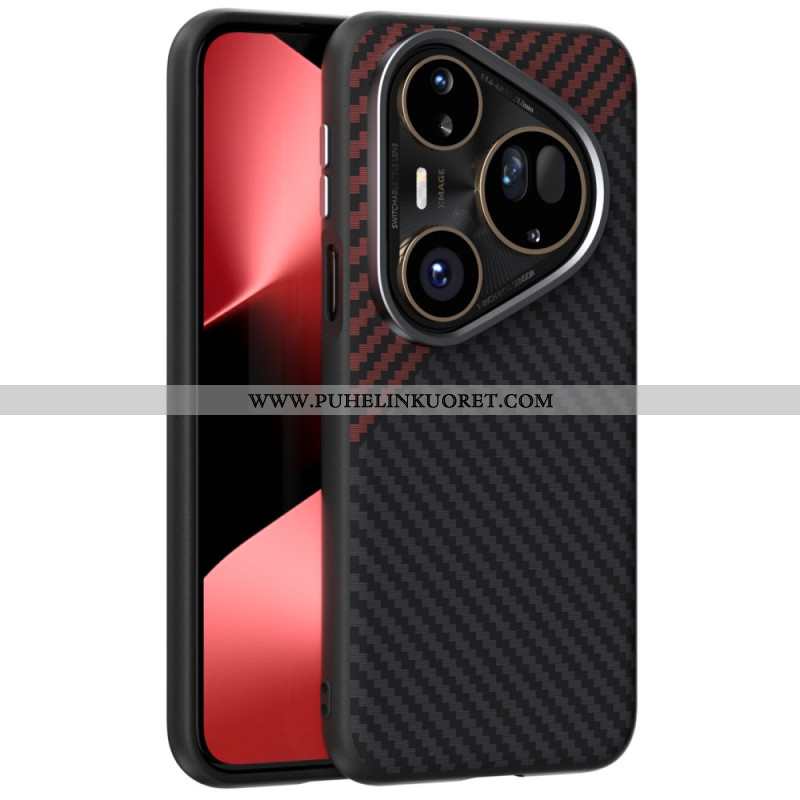 Kuori Huawei Pura 80 Ultra Magsafe Carbon Fiber Abeel Suojakuori