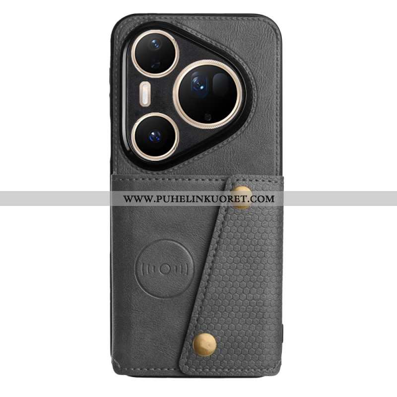 Kuori Huawei Pura 80 Ultra Nahkaefektikorttikotelo Suojakuori