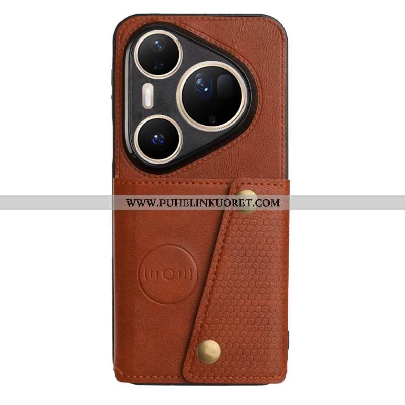 Kuori Huawei Pura 80 Ultra Nahkaefektikorttikotelo Suojakuori