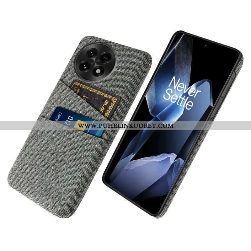 Kuori Oneplus 13 Kangaskuvioinen Korttikotelo