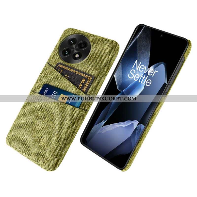 Kuori Oneplus 13 Kangaskuvioinen Korttikotelo