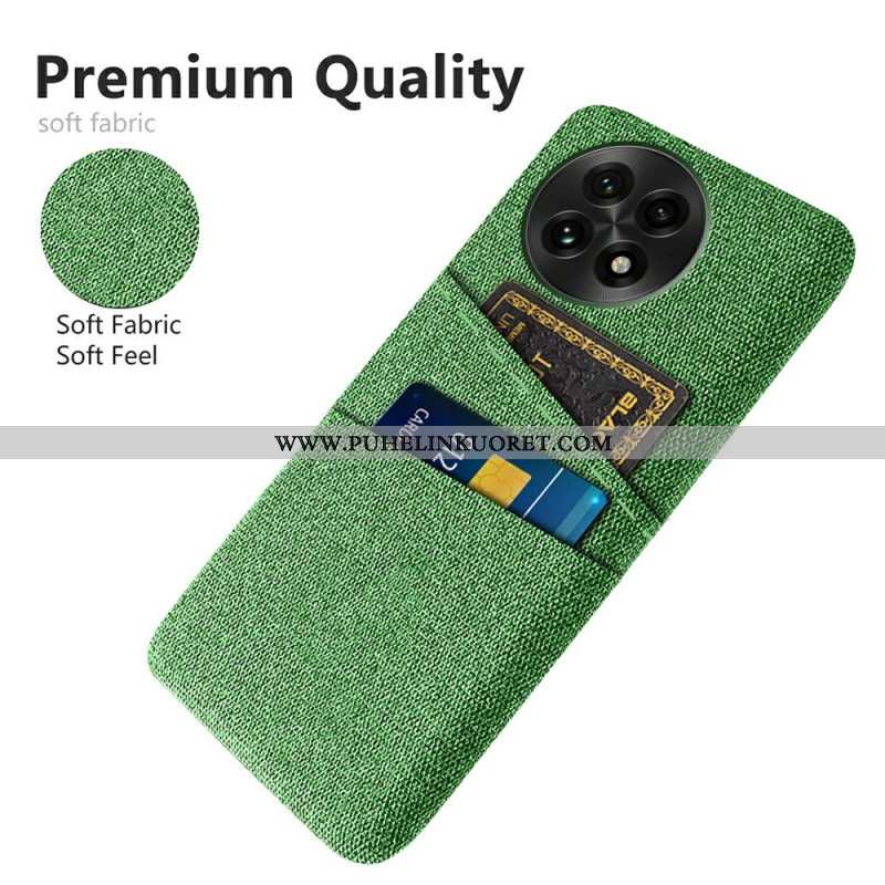 Kuori Oneplus 13 Kangaskuvioinen Korttikotelo