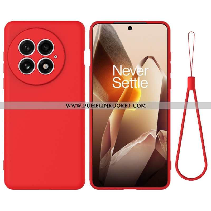 Kuori Oneplus 13 Nestemäinen Silikoni Rannekkeella Suojakuori