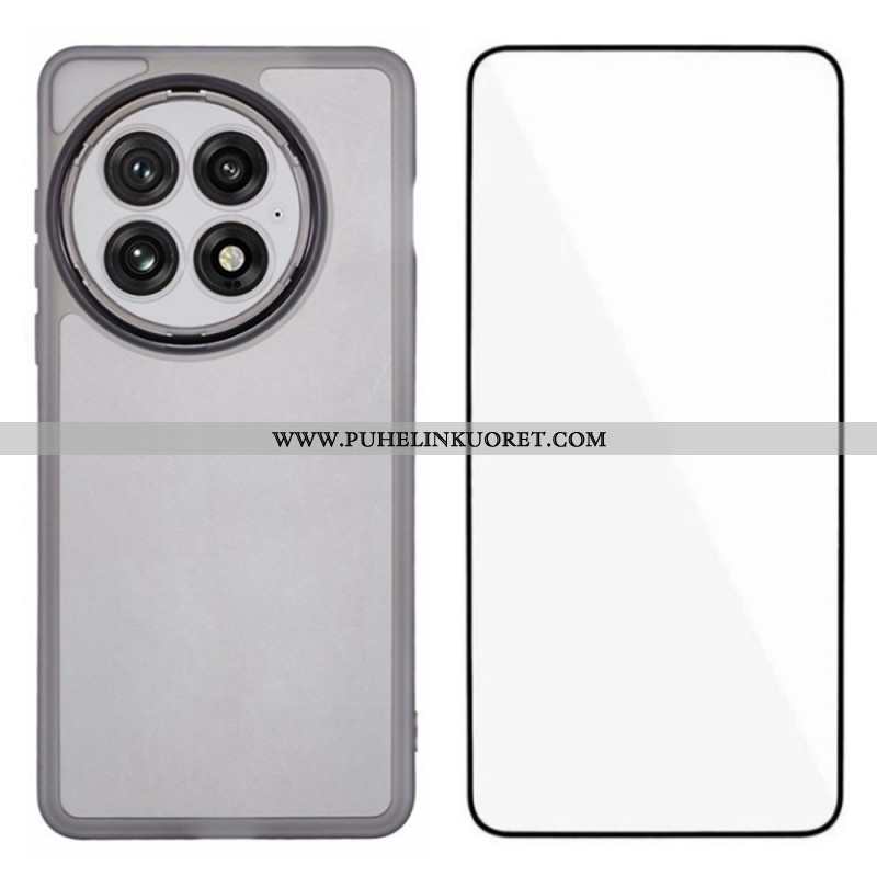 Case Oneplus 13 Puhelinkuoret 2-in-1 Sävytetty Kirkas Näytönsuoja Karkaistulla Lasilla