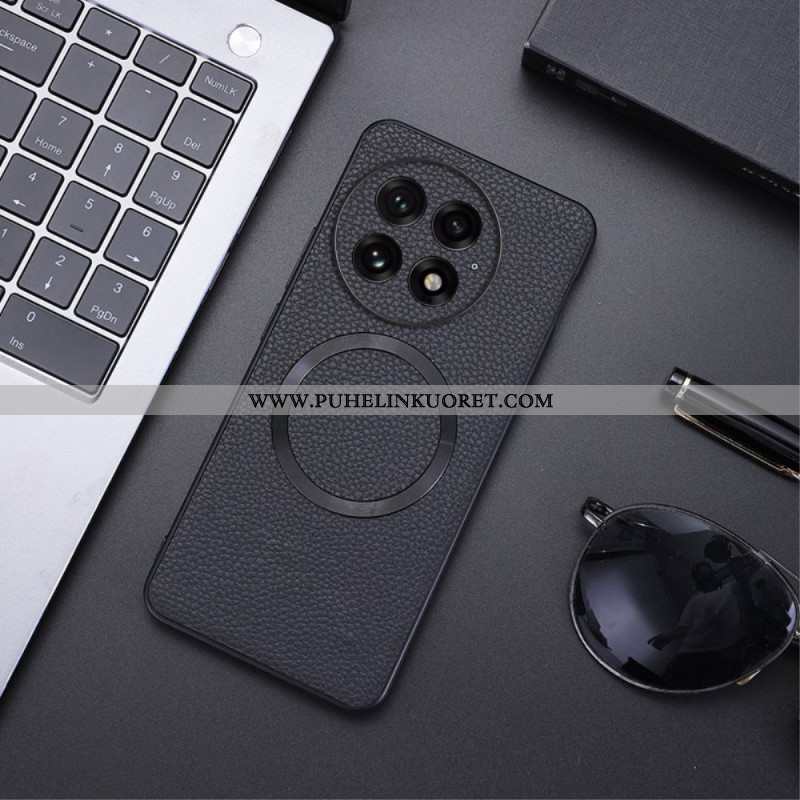 Kuori Oneplus 13 Teksturoitu Keinonahka Yhteensopiva Magsafen Kanssa