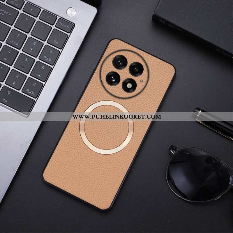 Kuori Oneplus 13 Teksturoitu Keinonahka Yhteensopiva Magsafen Kanssa