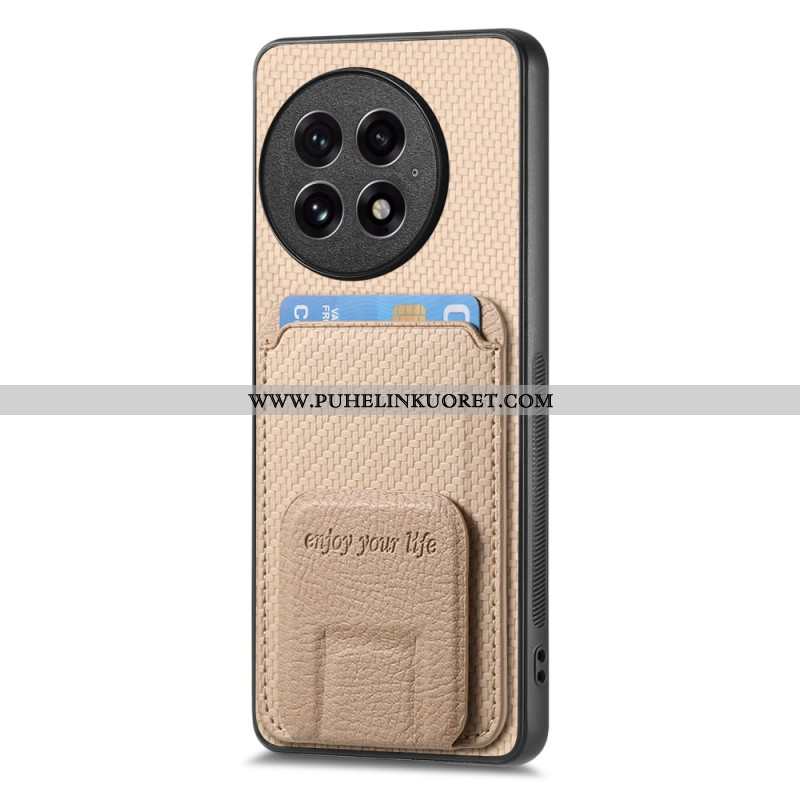 Kuori Oneplus 13 Korttikotelo Ja Kokoontaitettava Teline