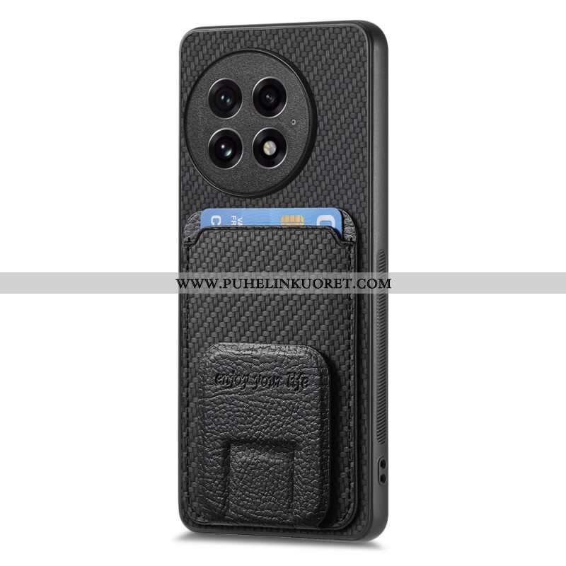 Kuori Oneplus 13 Korttikotelo Ja Kokoontaitettava Teline