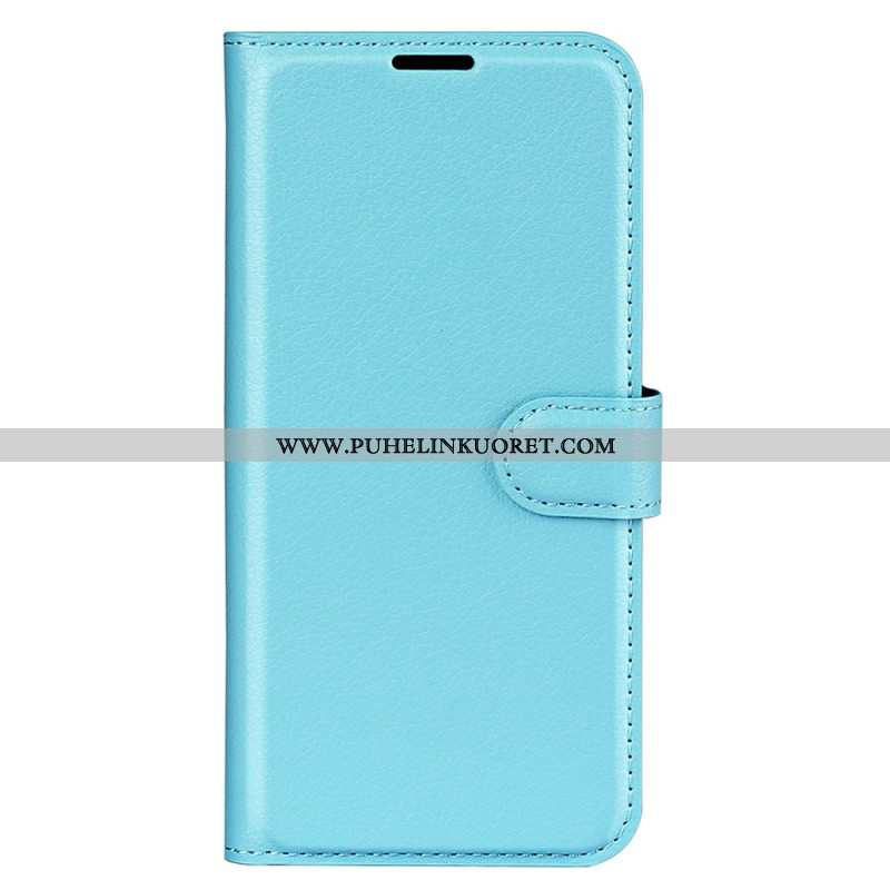 Kotelot Oneplus 13 Klassinen Litsikuvioinen Tekonahka