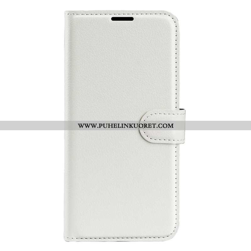 Kotelot Oneplus 13 Klassinen Litsikuvioinen Tekonahka