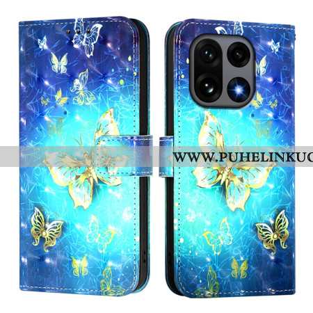 Kotelot Oneplus 15 Kultaiset Perhoset