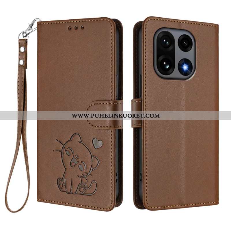 Kotelot Oneplus 15 Pieni Kissa Hihnalla