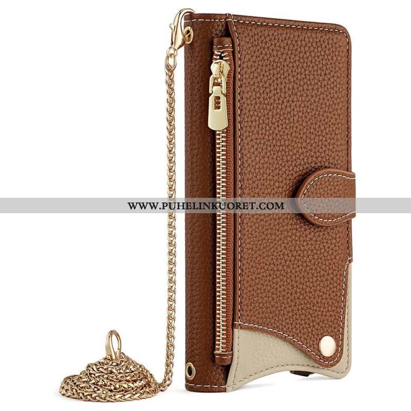 Kotelot Oneplus 15 Lompakko Ketjuolkahihnalla