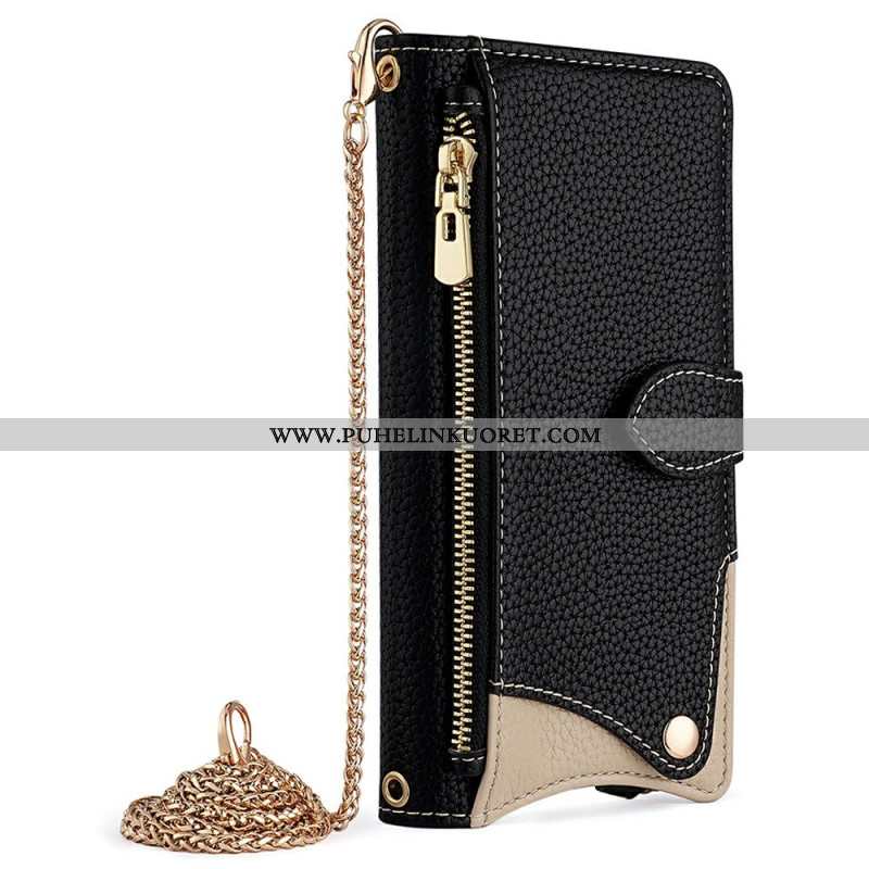 Kotelot Oneplus 15 Lompakko Ketjuolkahihnalla