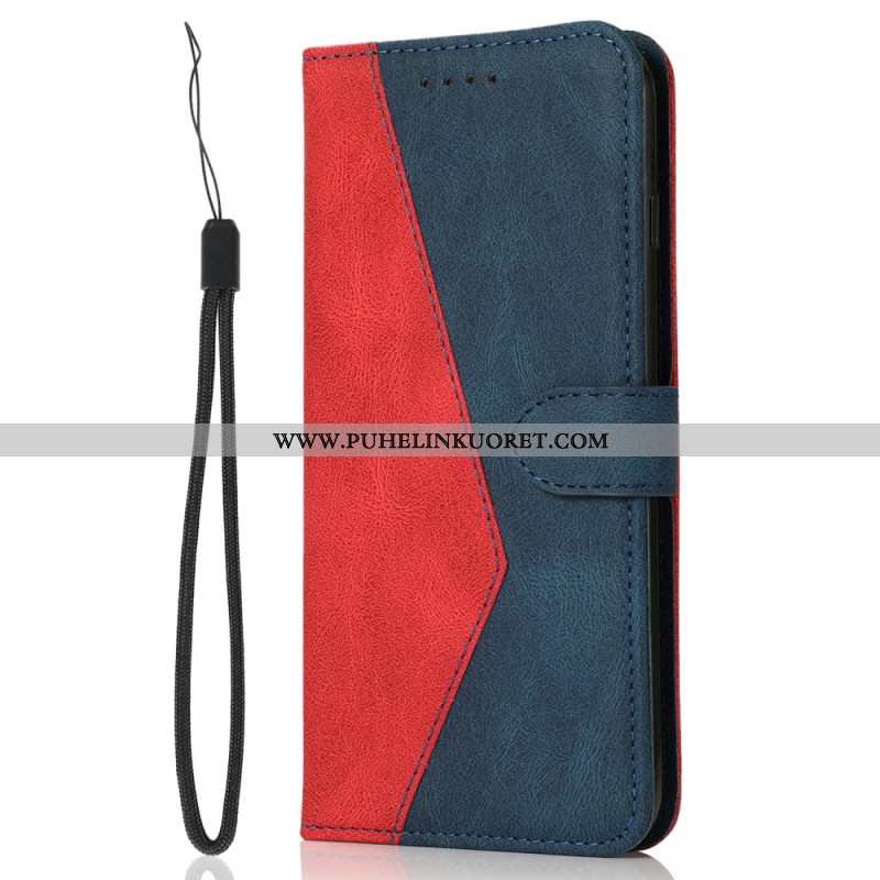 Nahkakotelo Oneplus 15 Kaksivärinen Malli
