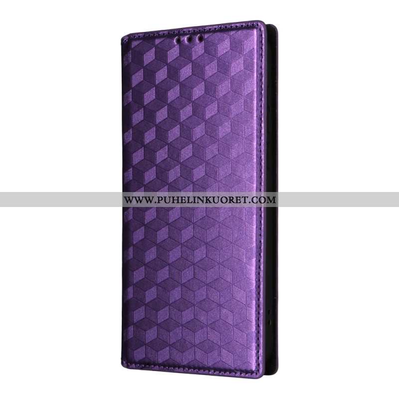 Nahkakotelo Oneplus 15 Timanttikuvio