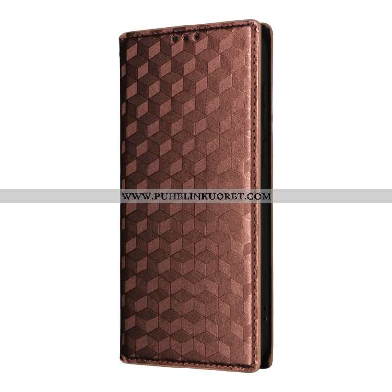 Nahkakotelo Oneplus 15 Timanttikuvio