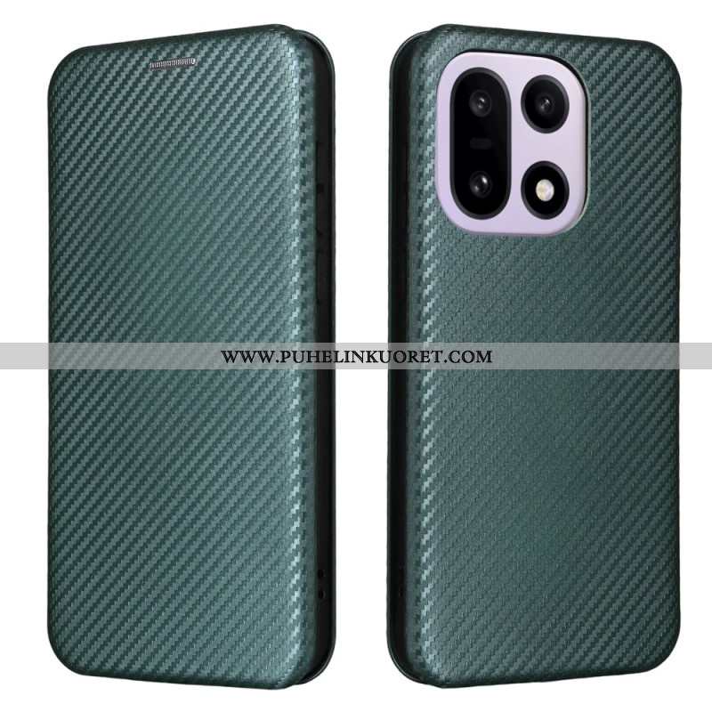 Nahkakotelo Oneplus 15 Hiilikuitu