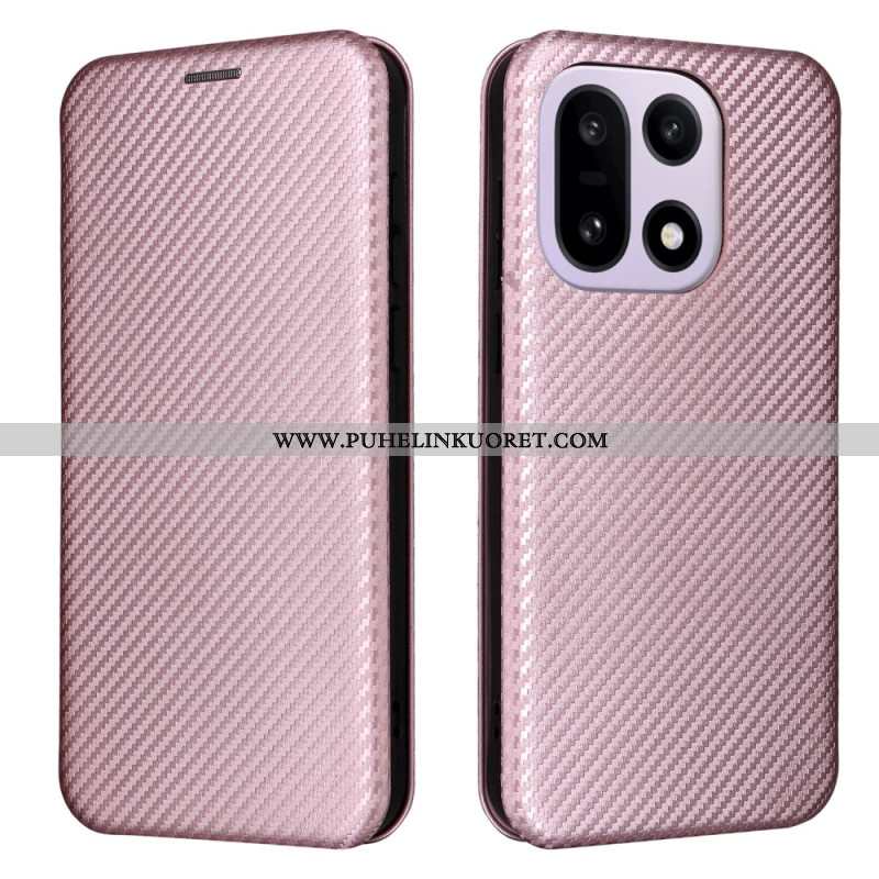 Nahkakotelo Oneplus 15 Hiilikuitu