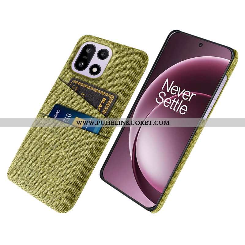 Kuori Oneplus 15 Kangaskorttikotelo