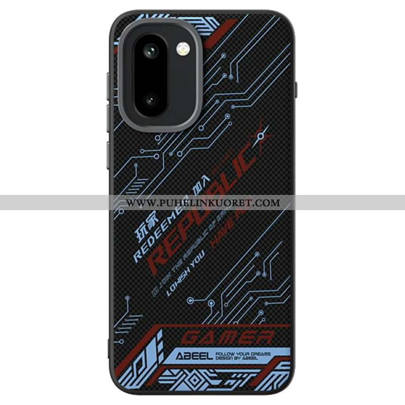 Kuori Oneplus 15r Abeel-mikrokohokuvioitu Magneettilompakko