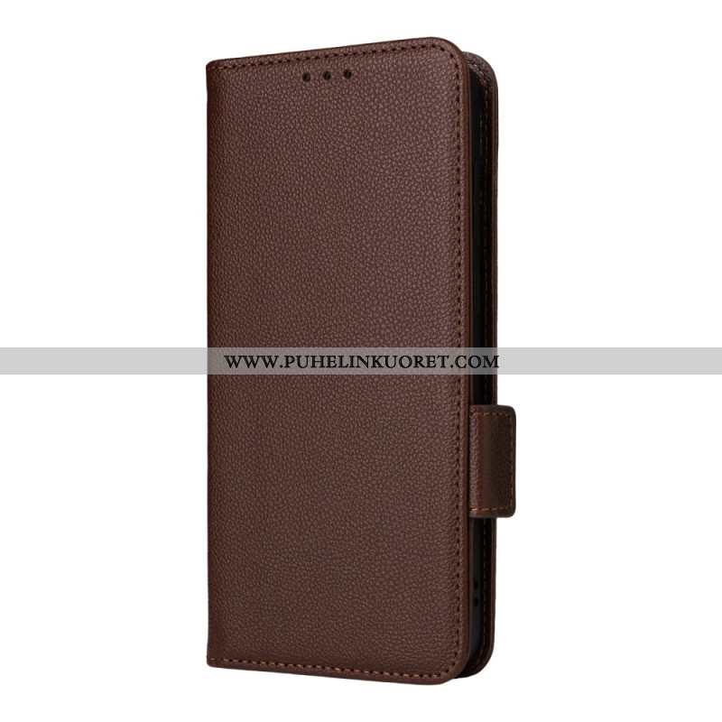 Kotelot Oneplus 15r Puhelinkuoret Litsikuvioinen Tekonahka Hihnalla