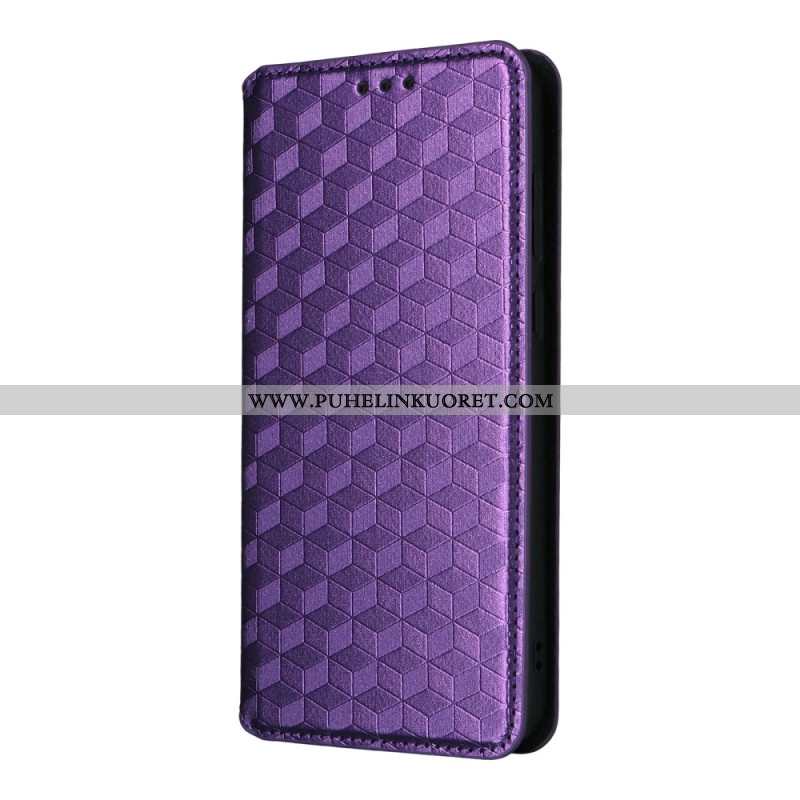 Nahkakotelo Oneplus 15r Timanttikuvio