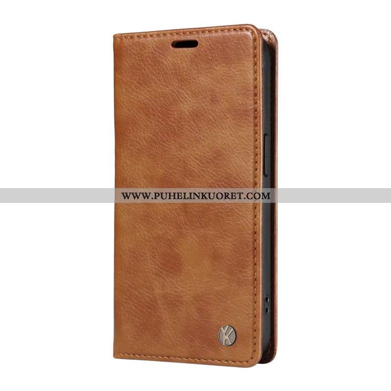 Nahkakotelo Oneplus Nord 4 Retro Yikatu Suojakuori