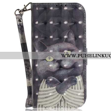 Kotelot Oneplus Nord 4 Puhelinkuoret Harmaa Kissa-avainnauha