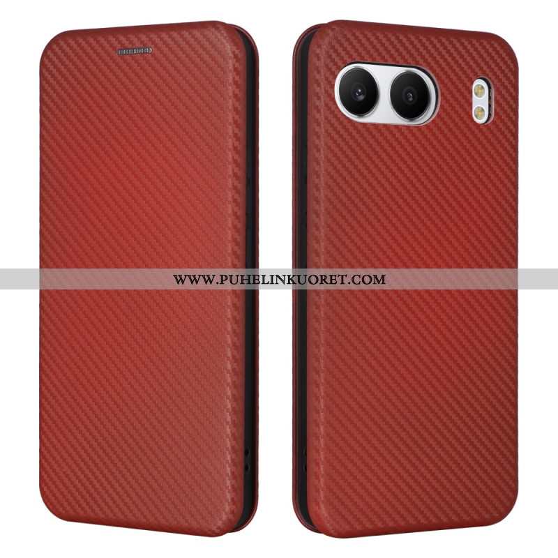 Nahkakotelo Oneplus Nord 4 Hiilikuitu Kuitu