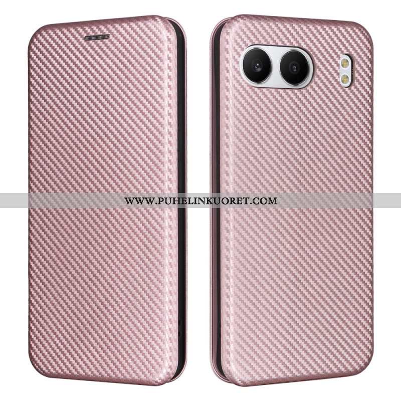 Nahkakotelo Oneplus Nord 4 Hiilikuitu Kuitu