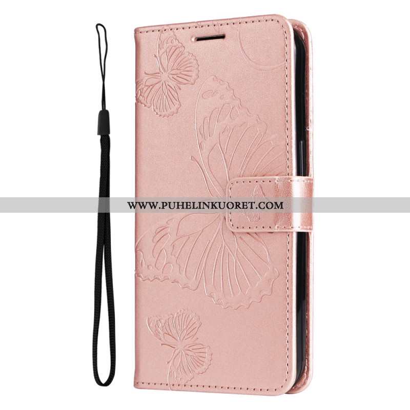 Kotelot Oneplus Nord 4 Puhelinkuoret Jättimäinen Perhosremmi