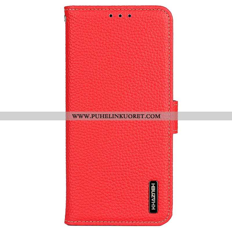 Nahkakotelo Oneplus Nord 5 Khazneh Teksturoitu Nahka