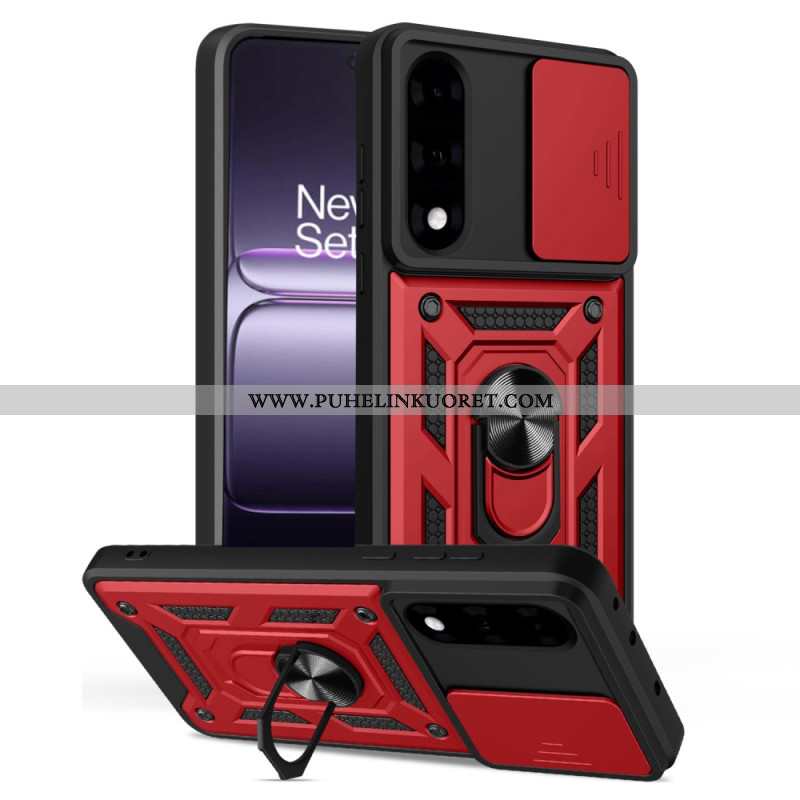 Puhelinkuoret Oneplus Nord 5 Liukuva Kameransuoja Ja Jalusta