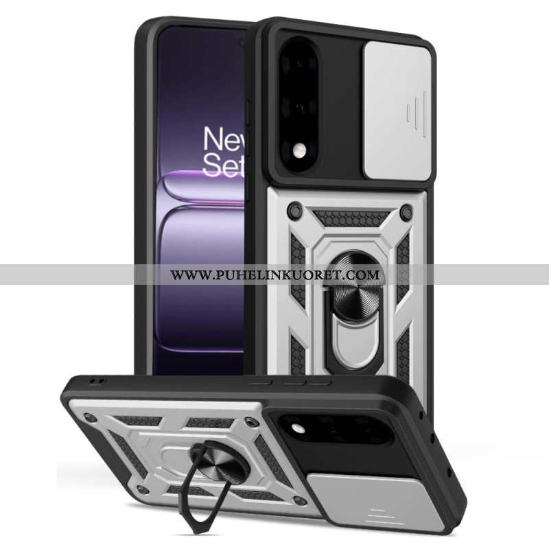 Puhelinkuoret Oneplus Nord 5 Liukuva Kameransuoja Ja Jalusta