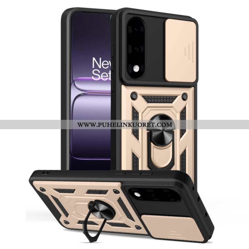 Puhelinkuoret Oneplus Nord 5 Liukuva Kameransuoja Ja Jalusta