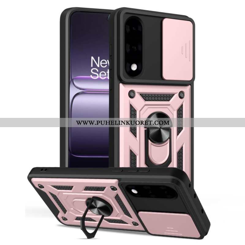 Puhelinkuoret Oneplus Nord 5 Liukuva Kameransuoja Ja Jalusta