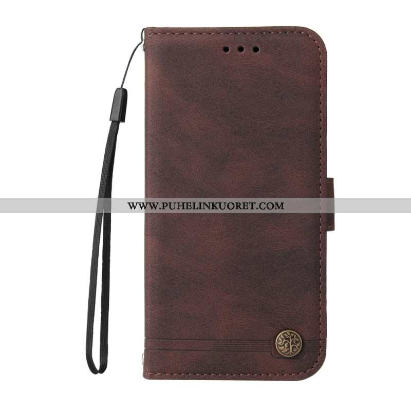 Kuoret Oneplus Nord 5 Vintage-mokkanahkakuvio