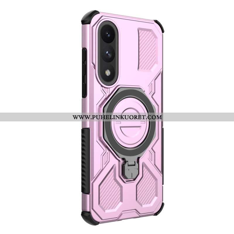 Kuori Oneplus Nord 5 Magneettinen Pyörivä Jalusta