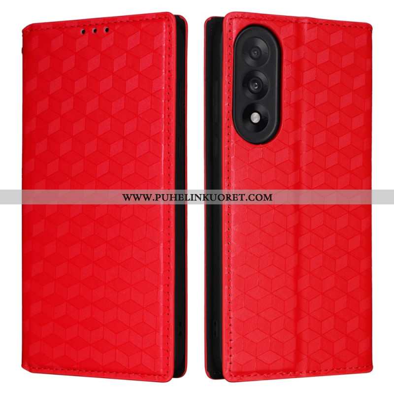 Nahkakotelo Oneplus Nord 5 Kiiltävä