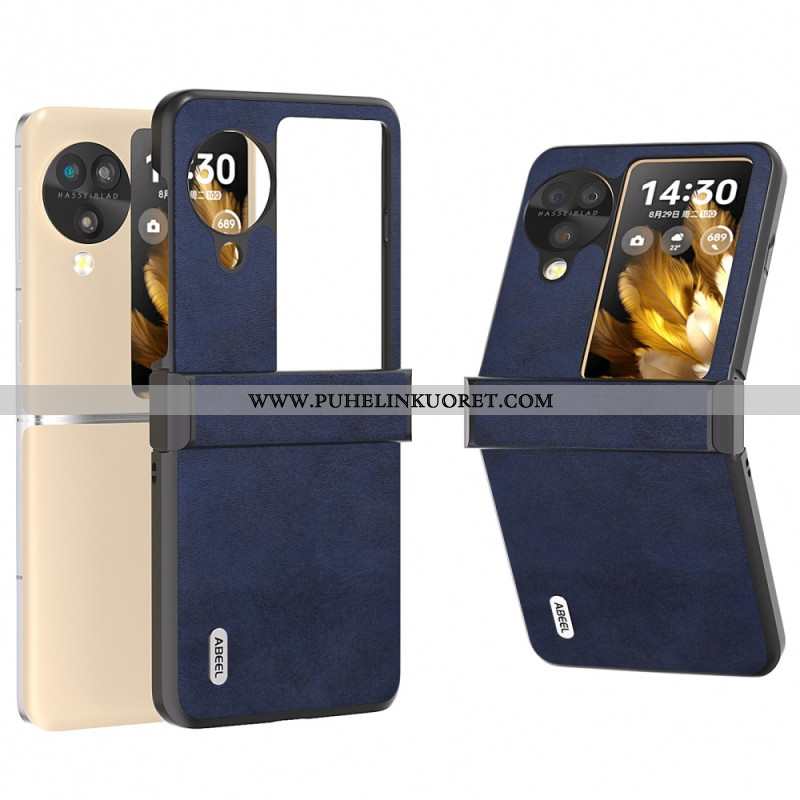 Kuori Oppo Find N3 Flip Abeel-nahkaefekti