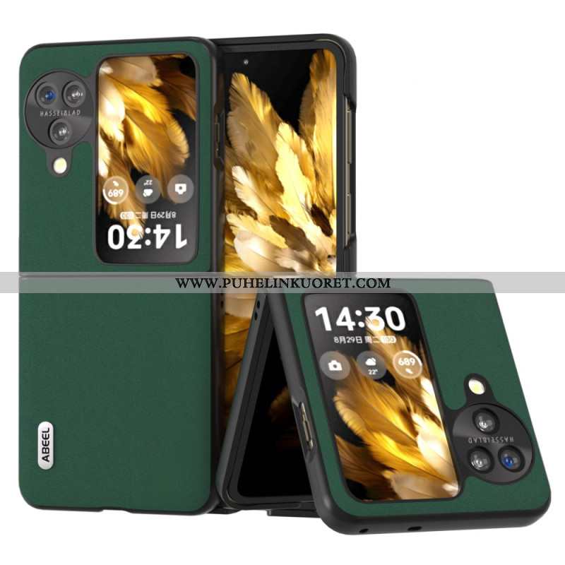 Kuori Oppo Find N3 Flip Abeel-nahkaa
